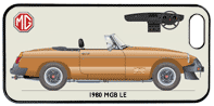 MGB Roadster LE (Rostyle wheels) 1980 Phone Cover Horizontal